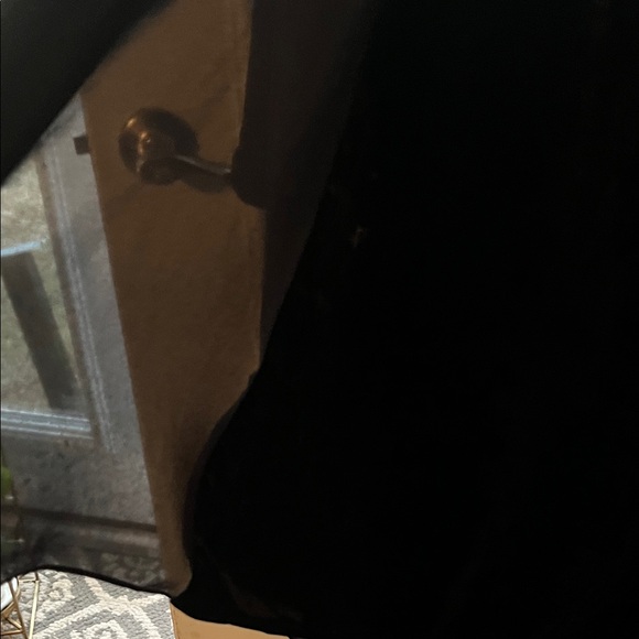 Andree’ by unit Black Velvet kimono with Floral Embroidery - Picture 10 of 10